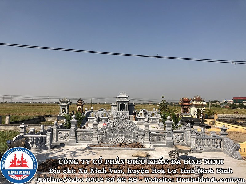 Toàn cảnh khu lăng mộ tại Thái Bình