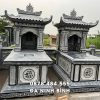Mẫu Mộ đá 1 mái đẹp cho Bố Mẹ