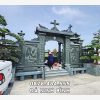 Cổng đá cho Khu Lăng Mộ đá Công giáo đẹp 1 mái 2 cong da cho khu lang mo da cong giao dep 1 mai c0368036