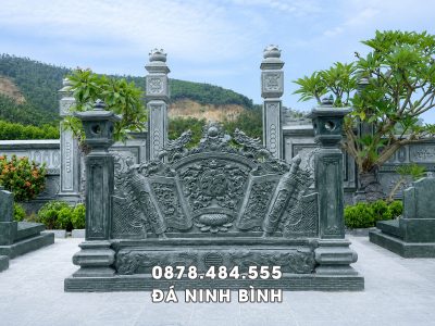 Hoa văn Ngũ Phúc của Cuốn thư đá Lăng Mộ gia tộc