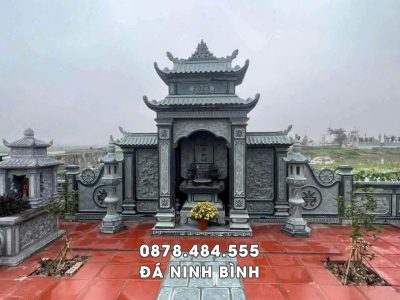 Lầu thờ đá 2 mái đẹp   chất lượng