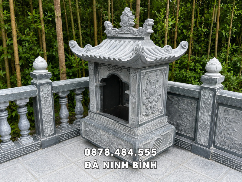 Lò hóa sớ bằng đá xanh tự nhiên 4 Lò hóa sớ bằng đá xanh tự nhiên