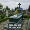 Mộ công giáo đẹp - Mẫu Mộ đá Công giáo đá xanh rêu 1 m c ng gi o p m u m c ng gi o xanh r u