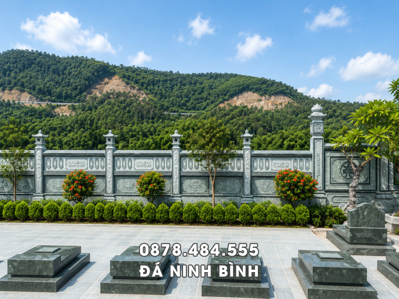 Mẫu Lan can đá Lăng Mộ Đẹp, Chất Lượng - Tường Rào Đá 3 Mẫu Lan can đá Lăng Mộ Đẹp, Chất Lượng - Tường Rào Đá