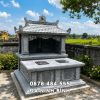 Mẫu Mộ Đá Đôi 1 mái Chùa Cổ đẹp (Lưu ý xây Mộ đôi) 2 m u m i 1 m i ch a c p l u x y m i
