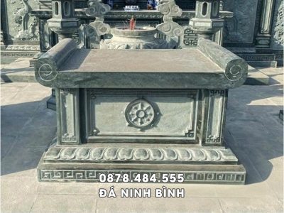 Trang chủ 84 Mẫu bàn lễ đá xanh rêu, Bàn lễ đá cho khu lăng mộ hay đình, chùa, nhà thờ họ