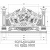 Mẫu Bản vẽ chi tiết Bình phong Nhà thờ tổ   từ đường 320cm