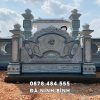 Mẫu Bình phong đá chữ Tâm Đẹp - Cuốn thư đá xanh rêu 1 mau binh phong da chu tam dep cuon thu da xanh reu