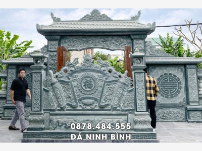 Mẫu Bình phong đá Nhà thờ họ   Từ đường #binhphongda
