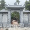 Mẫu cổng đá nhà thờ họ, từ đường nổi bật, ấn tượng, giá hợp lý tại Đá Ninh Bình