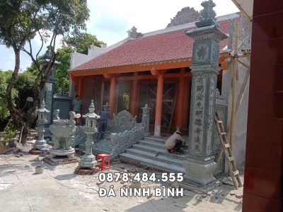 Mẫu Cột đá đồng trụ Nhà thờ   Câu đối cột đá ý nghĩa
