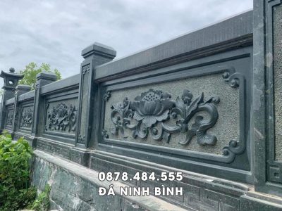 Mẫu hoa văn Lan can đá xanh rêu đẹp