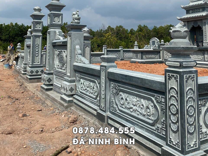 Mẫu Lan can đá cao cấp cho Lăng Mộ tổ 4 Mẫu Lan can đá cao cấp cho Lăng Mộ tổ