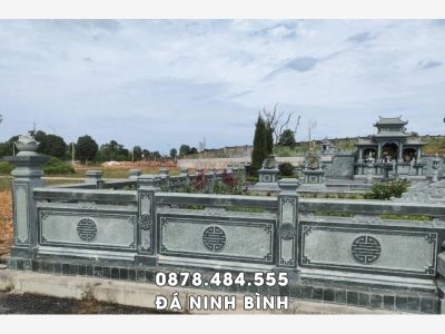 Mẫu Lan can đá chữ Thọ đẹp tại Lăng Mộ