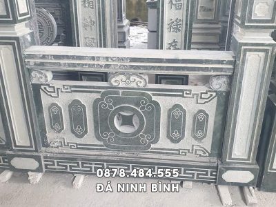 Mẫu Lan can đá đồng tiền cổ Lan can Nhà thờ họ