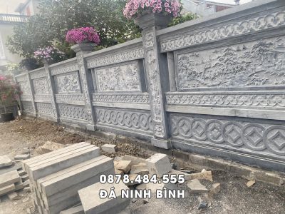 Mẫu Lan can đá Nhà thờ tổ   Từ đường
