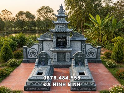 mau lang mo da ninh binh dep xay lang mo cho bo me can chu y gi xay mo da dat mo da trong san vuon tai nha khong anh 3