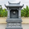 Mẫu Lăng thờ đá 1 mái đẹp bằng đá xanh Thanh Hoá giá tốt 2 mau lang tho da 1 mai dep bang da xanh thanh hoa gia tot 14e5c7c1