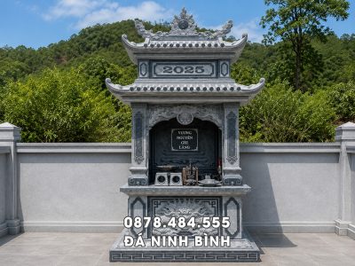 Mẫu Lăng thờ đơn 2 mái   Lăng thờ tổ 2 mái