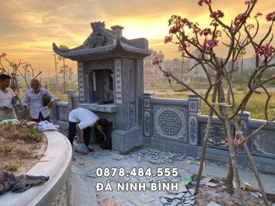 Mẫu Lăng thờ tổ 1 mái tại khu Mộ tổ gia tộc