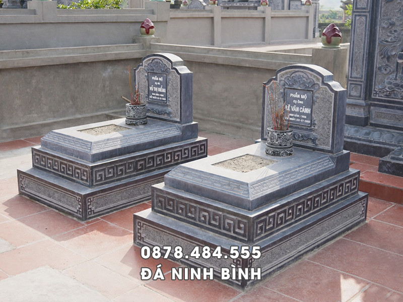 Mẫu Mộ đá 3 cấp đẹp Làng nghề đá mỹ nghệ Ninh Bình 4 Mẫu Mộ đá 3 cấp đẹp Làng nghề đá mỹ nghệ Ninh Bình