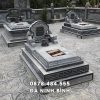 Mẫu Mộ đá 3 cấp tại Ninh Bình - Báo giá Mộ 3 cấp đẹp