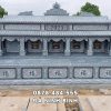 Mẫu Mộ đá 5 người 3 mái   Mộ chung 5 người