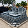 Mẫu Mộ đá đôi đẹp cho Bố Mẹ   Xây Mộ đôi uy tín tại Ninh Bình