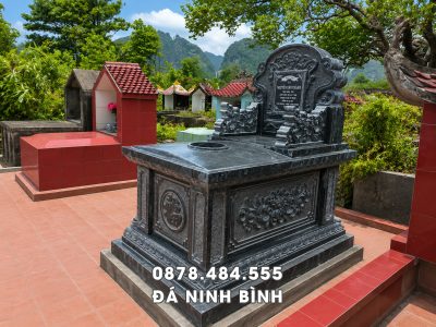 Mẫu Mộ đá đơn đẹp, 81x127cm, lắp đặt ngay trên toàn quốc