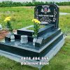 Mẫu Mộ đá granite đẹp được lựa chọn nhiều - Mộ granite 3 cấp