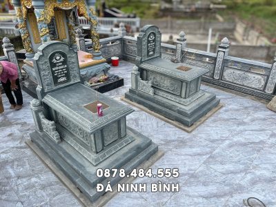 Mẫu Mộ đá Tam Sơn Tựa Ngai đẹp Mộ đá Ninh Bình Đẹp