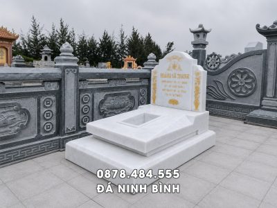 Mẫu Mộ đá trắng   Mộ cho người mất khi còn trẻ