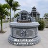 Mẫu Mộ đá tròn giả cổ đẹp, trang trọng, thành kính 1 mau mo da tron gia co dep trang trong thanh kinh 56acc4c5