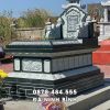 Mẫu Mộ đá xanh rêu đẹp   ấn tượng   bề thế