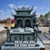 Mẫu Mộ đôi 2 mái (Mộ đá đôi hai mái)