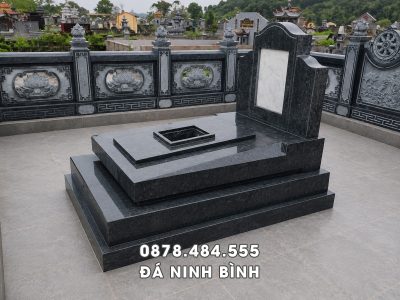 Mẫu Mộ granite đẹp tại khu Lăng Mộ Bố Mẹ