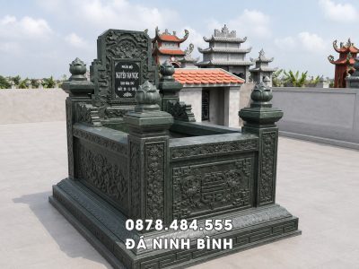 Mẫu Mộ Quây Đá xanh rêu Thanh Hóa   Mẫu Mộ Tổ
