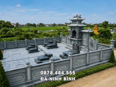 quy trinh xay lang mo da chuan phong thuy tam linh va dam bao chat luong lang mo duoc che tac ti mi sac net da xanh reu nguyen khoi anh 2