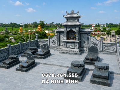 quy trinh xay lang mo da chuan phong thuy tam linh va dam bao chat luong mau mo da xanh reu hien dai 2 cap nguyen khoi anh 8