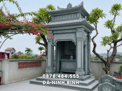 tu van bao gia xay lang mo ho toc bang da xanh reu thanh hoa lau tho da 2 mai be the trang trong anh 2