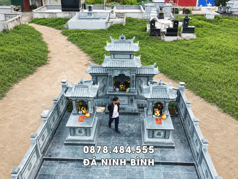 Xây dựng Lăng Mộ đá cho cha mẹ tại Ninh Bình bằng đá xanh rêu Thanh Hóa chất lượng 9 Xây dựng Lăng Mộ đá cho cha mẹ tại Ninh Bình bằng đá xanh rêu Thanh Hóa chất lượng, hình ảnh 3