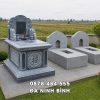 Xây Mộ cho Bố Mẹ đơn giản bằng đá xanh khối